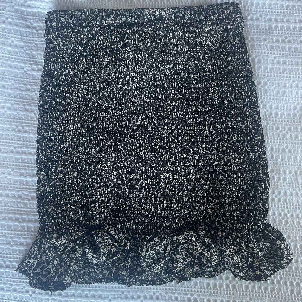 Blush Textured Mini Skirt